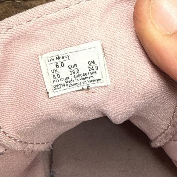 Vans Old Skool Pink Canvas Lace Up Sneakers Women’s 6 EU 38 Classic Skate Shoes - Picture 7 of 7